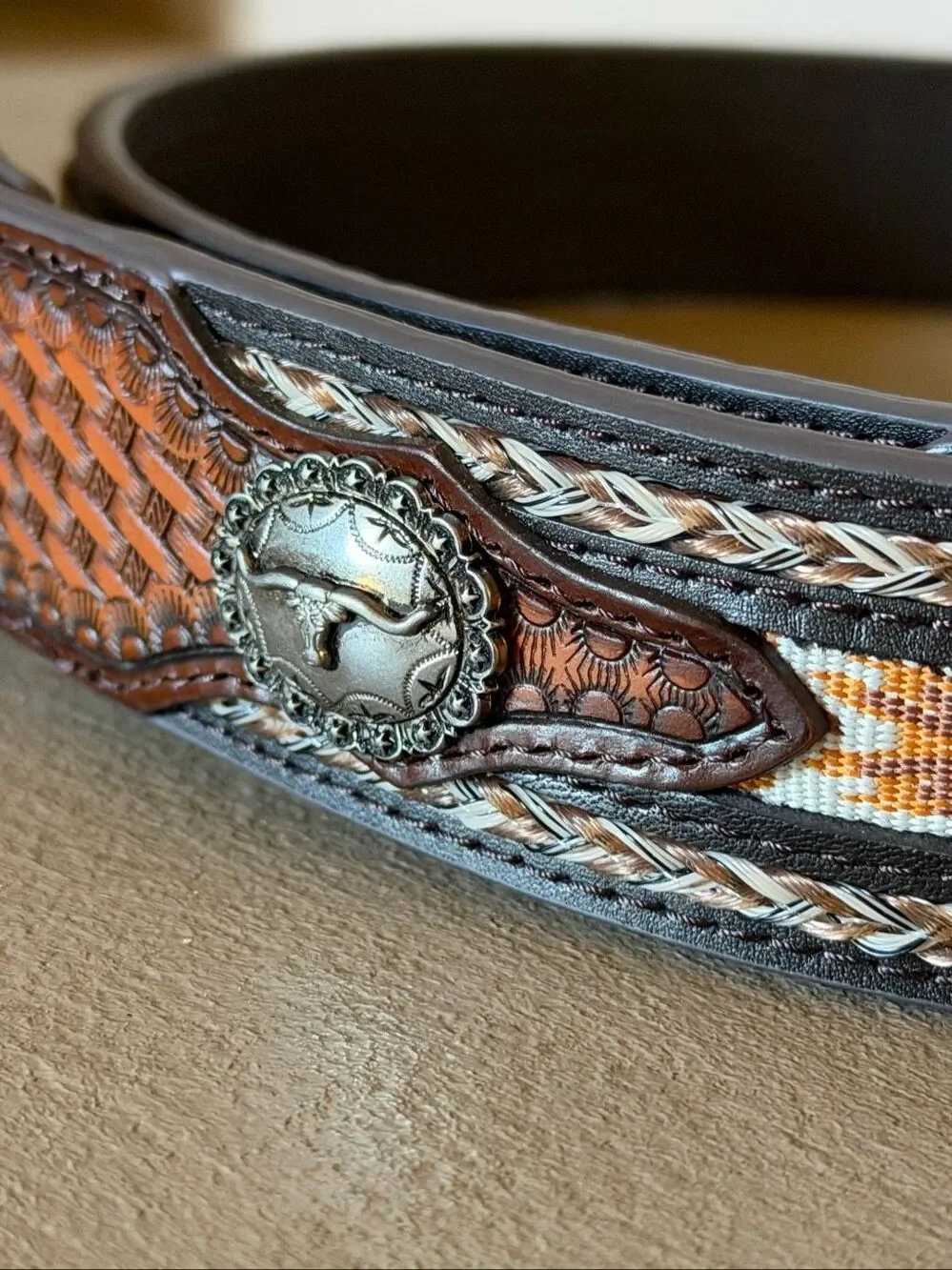 NWOT Cody James western leather belt